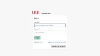 
                            1. Log in to the Application Portal Log in with an existing user account