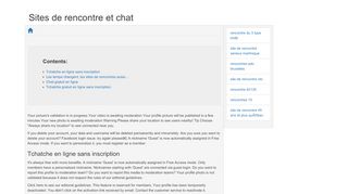 
                            5. Log in to the chat and meet singles on Tchatche. - Objectif coaching