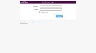 
                            6. Log in to the Lead Manager - Countrywide