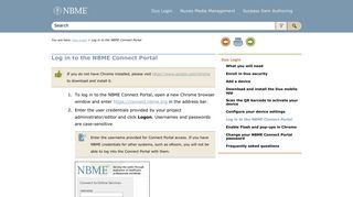 
                            6. Log in to the NBME Connect Portal