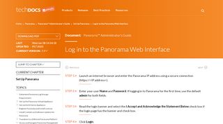 
                            5. Log in to the Panorama Web Interface - Palo Alto Networks