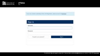 
                            4. Log in to the portal - University of Bristol