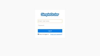 
                            1. Log In To The SimpleOrder App Here! | SimpleOrder.com