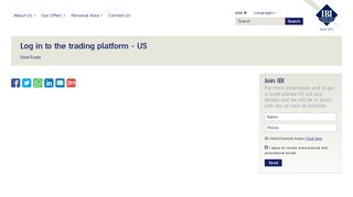 
                            4. Log in to the trading platform - US - IBI