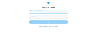 
                            1. Log in to Twitter