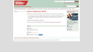 
                            10. Log in to update your details - Institution of Mechanical ...