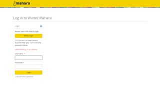 
                            6. Log in to Wintec Mahara - Wintec Mahara