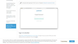 
                            10. Log In To Your Account: Builder and Mobile App – Guidebook Support