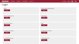 
                            3. Log in to Your Account | Business | Equifax