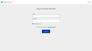 
                            2. Log in to your account - examresult.cfainstitute.org
