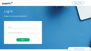 
                            1. Log In to Your Account | LoanMe Personal Loans