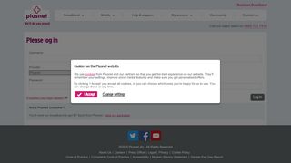 
                            1. Log in to your account | Plusnet