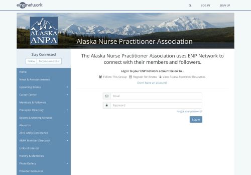 
                            12. Log In To Your Account | The Alaska Nurse Practitioner Association ...