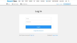 
                            1. Log-in to your account - The Desert Sun