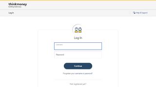 
                            13. Log in to your account | thinkmoney