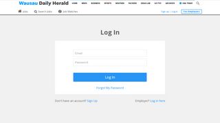 
                            12. Log-in to your account - Wausau Daily Herald