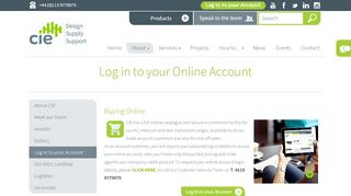 
                            5. Log in to your CIE Online Account - CIE-Group