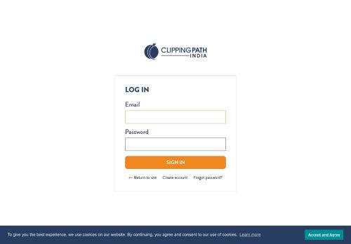 
                            1. Log in to your Clipping Path India account
