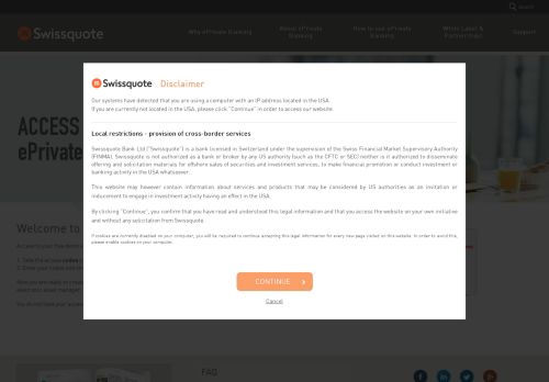 
                            7. Log in to your ePrivate Banking demo account | Swissquote ...