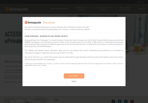 
                            4. Log in to your ePrivate Banking demo account | Swissquote.com - ePB