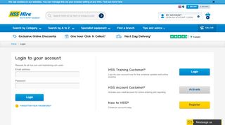 
                            5. Log in to your HSS Hire account | HSS Hire Login