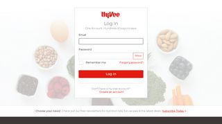 
                            10. Log in to your My Hy-Vee account