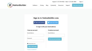 
                            6. Log in to your NationBuilder control panel