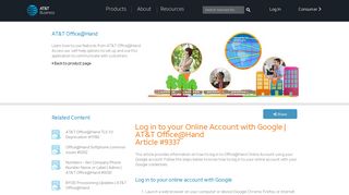 
                            6. Log in to your Online Account with Google | AT&T Office@Hand #9337 ...