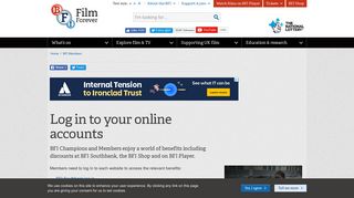 
                            4. Log in to your online accounts | BFI