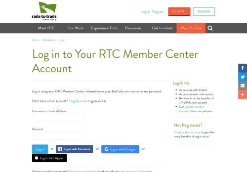 
                            6. Log in to Your RTC Member Center Account | Rails-to ...
