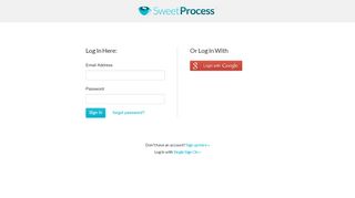 
                            7. Log in to your SweetProcess account