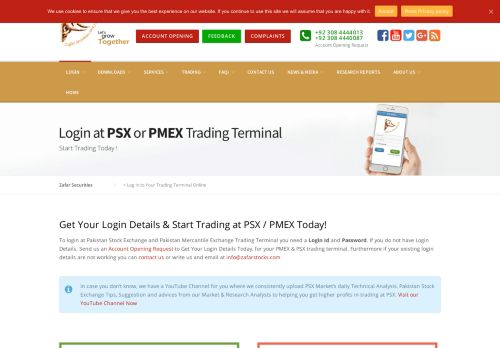 
                            3. Log in to Your Trading Terminal Online - Zafar Securities
