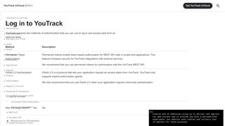 
                            2. Log in to YouTrack - Help | YouTrack InCloud - JetBrains