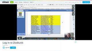 
                            6. Log In to Zooburst on Vimeo