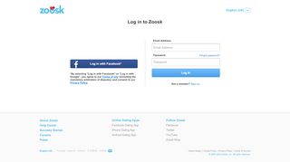 
                            3. Log in to Zoosk