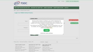 
                            3. Log in - TOEIC® Online Practice Test