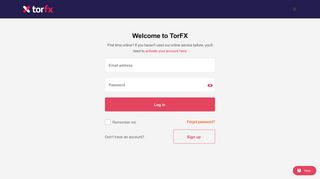 
                            1. Log In - TorFX