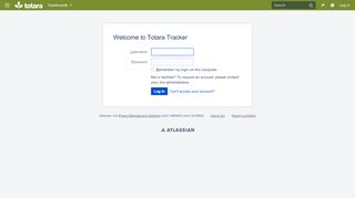 
                            1. Log in - Totara Tracker