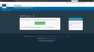 
                            1. Log in - TRACES NT - Europa EU