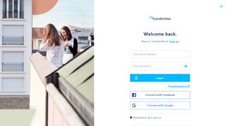 
                            3. Log in - TransferWise