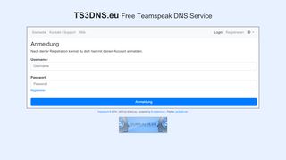 
                            2. Log in - TS3DNS.EU - Your free TS DNS provider