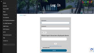 
                            3. Log In - UMAP