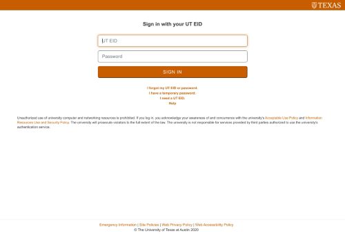 
                            1. Log in | Undergraduate Admissions | The University of Texas at Austin