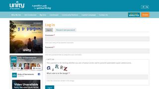 
                            9. Log in | Unity of Sacramento