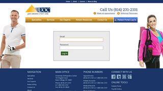 
                            12. Log In - UOC: Central Pennsylvania Experts in General Orthopedics ...