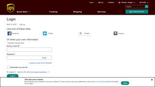 
                            13. Log in | UPS - Panama - UPS.com