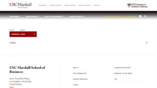 
                            2. Log in | USC Marshall