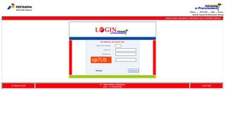 
                            8. Log In User - Eproc Pertamina - PT Pertamina