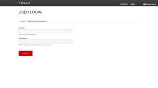 
                            2. Log in - User login | Tesla Service