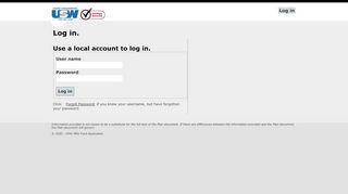 
                            13. Log in - USW HRA Fund Web Application - USW Benefit Funds